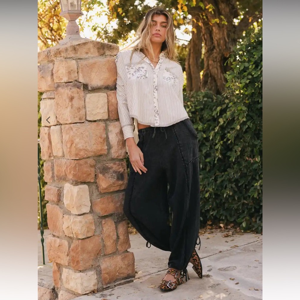 Bohme Black Relaxed Joggers